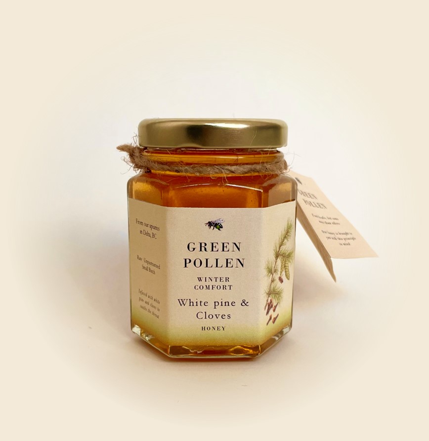 pine & cloves honey